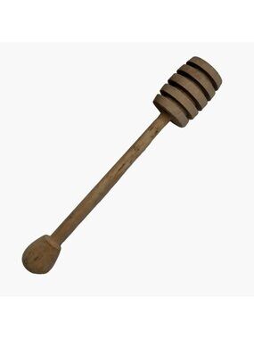 Honey Dipper Wooden Drizzle Stir Stick Server